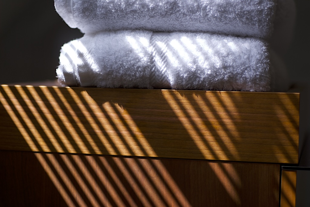 Bathroom Vanity and Towels