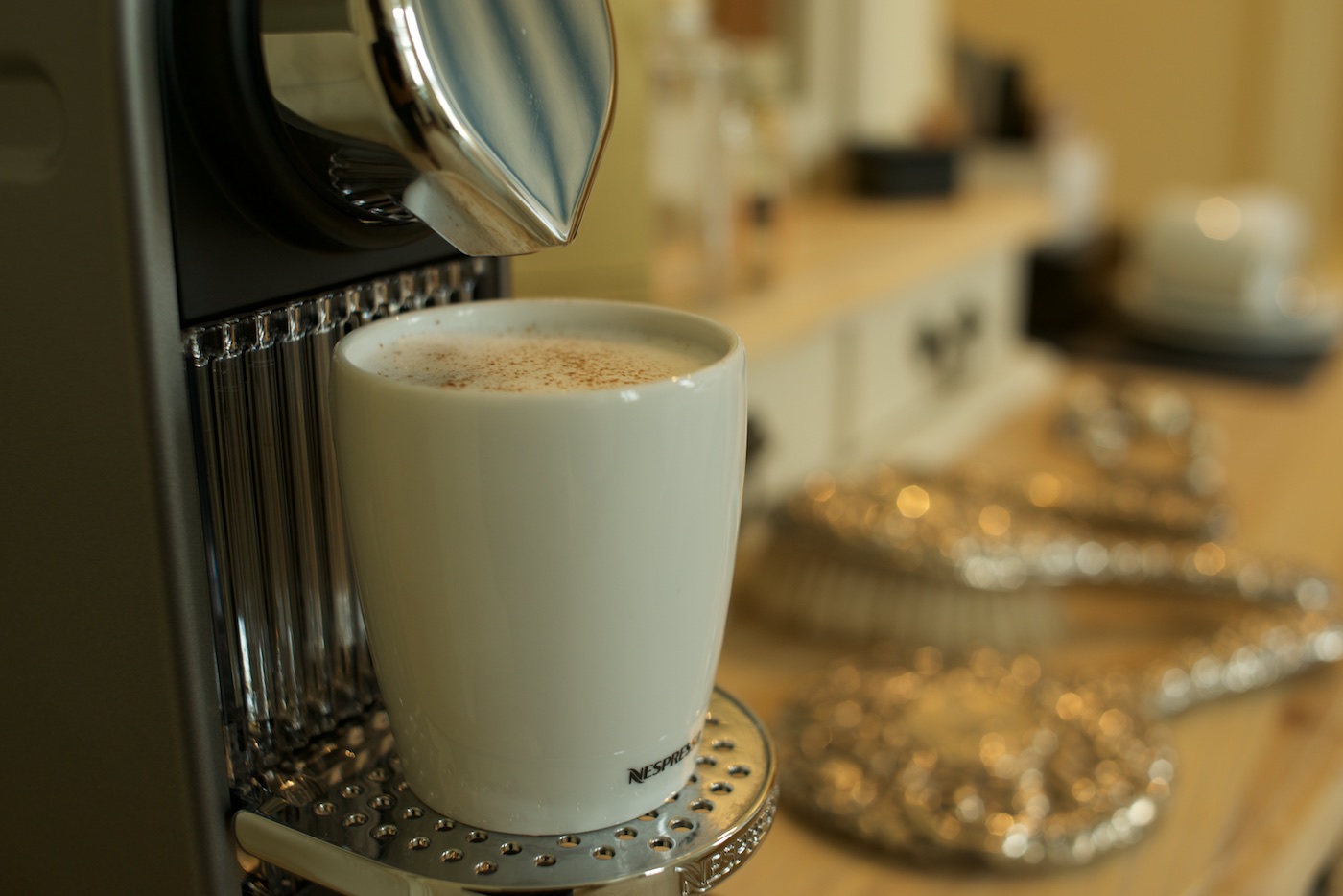 Hotel Nespresso Coffee Machine in Room