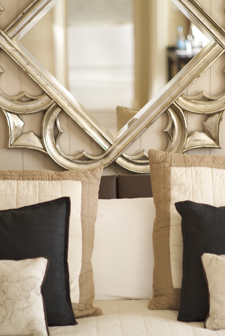 Penthouse Mirror and Cushions